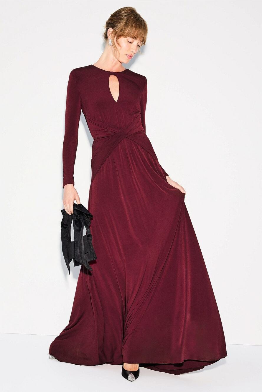 NISSA - Long Sleeve Evening Gown - US Size 2